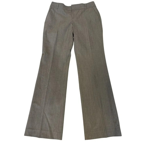 Banana Republic Pants - Banana Republic The Martin Fit Gray Slacks Lined Stretch Pants Sz 4